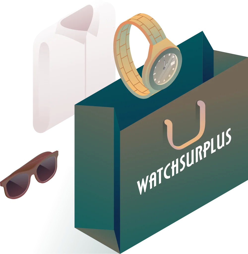 Watch Surplus shopping bag with watches